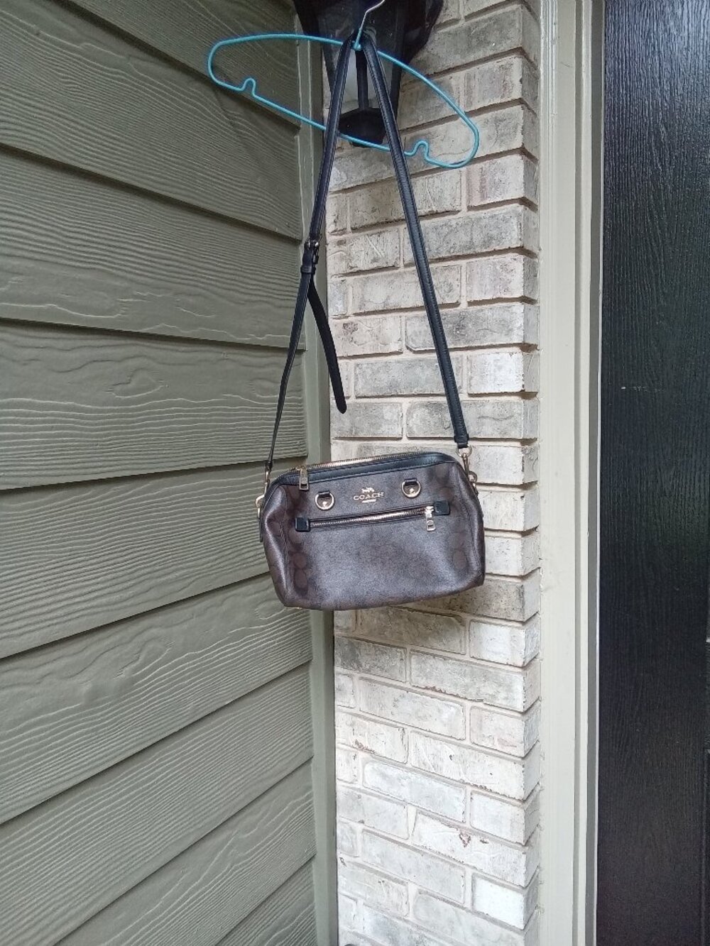 The Coach Rowan Satchel Bag in Loved Signature Canvas